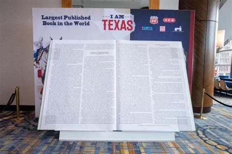 Texas-themed World's Largest Book heads to Capitol